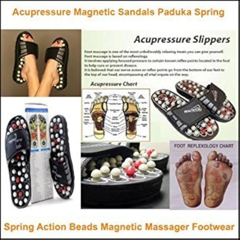 Acupressure Magnetic Therapy Slippers