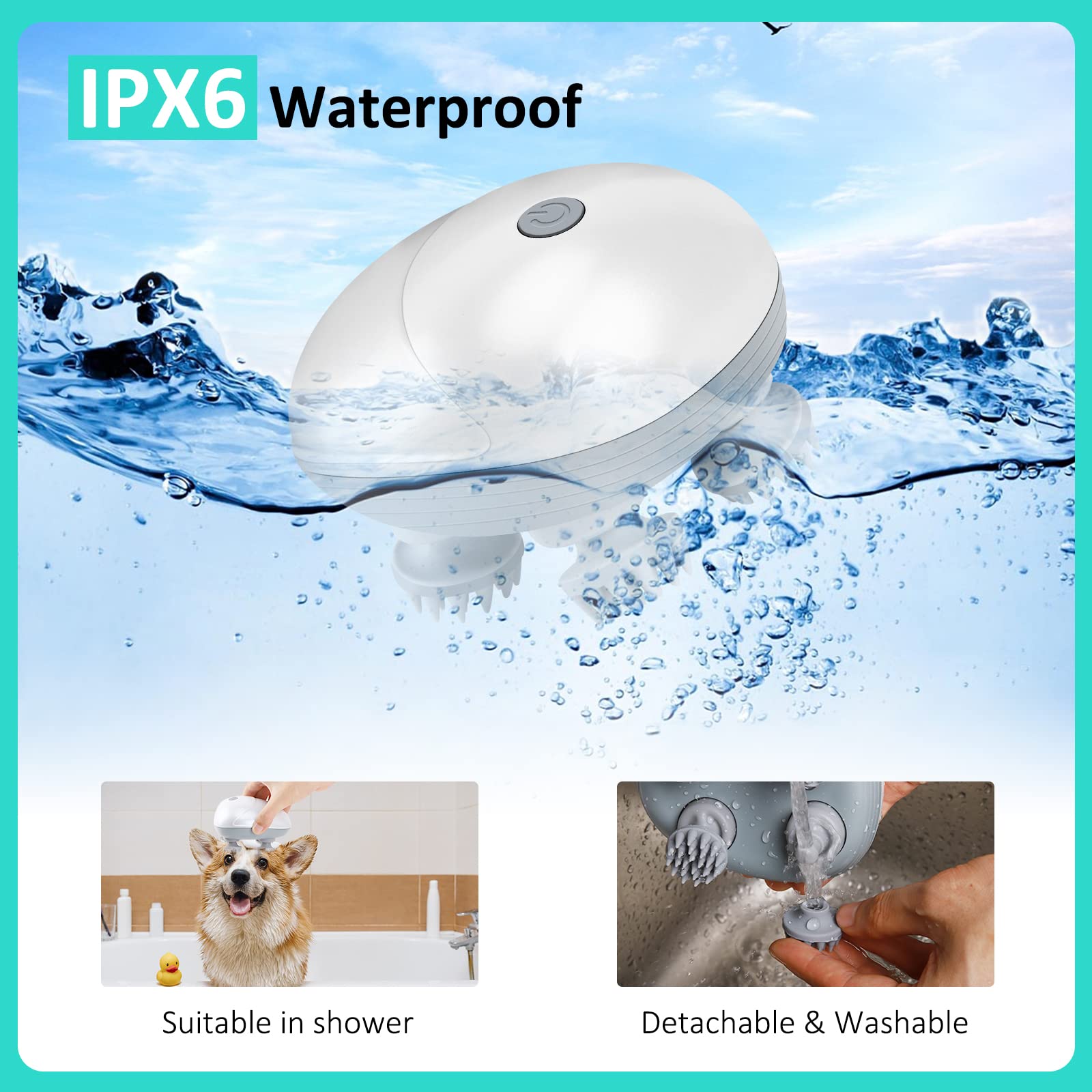 Electric Pet Massager for Dogs & Cats Relaxing Vibration Therapy