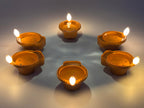 LED Light Water Sensor Diyas with Ambient Lights