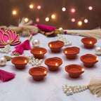 LED Light Water Sensor Diyas with Ambient Lights