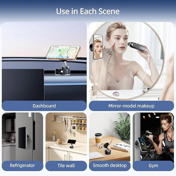 Vacuum Magnetic Phone Holder