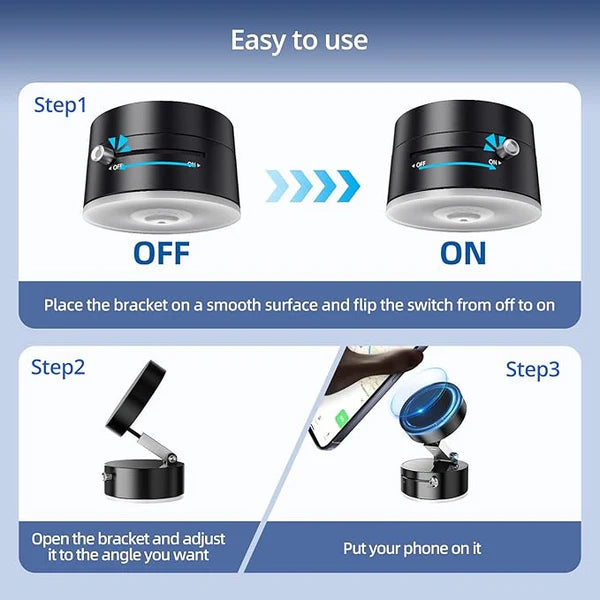 Vacuum Magnetic Phone Holder