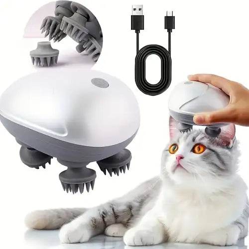 Electric Pet Massager for Dogs & Cats Relaxing Vibration Therapy