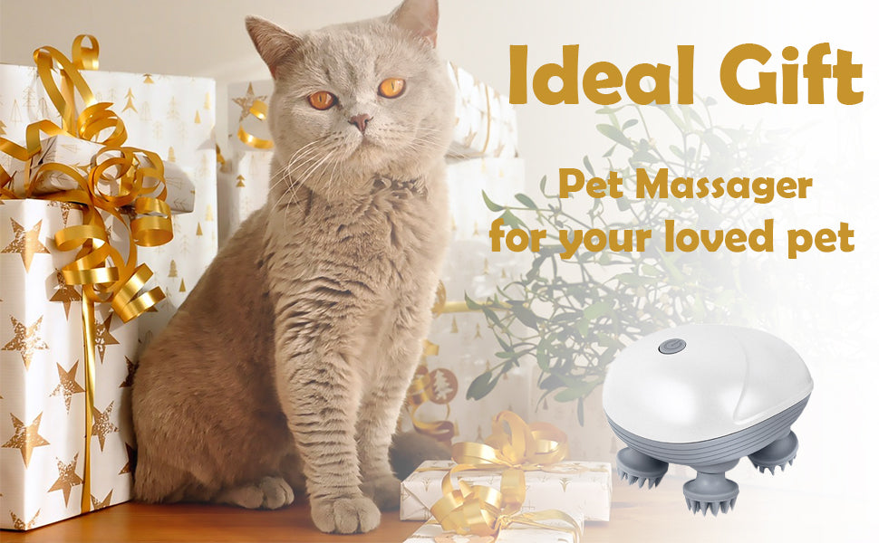 Electric Pet Massager for Dogs & Cats Relaxing Vibration Therapy