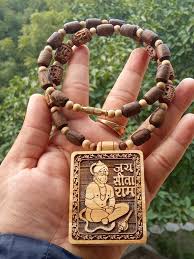 Tulsi Kanthi Mala With Hanuman ji Locket Pendant (BUY 1 GET 1 FREE!)